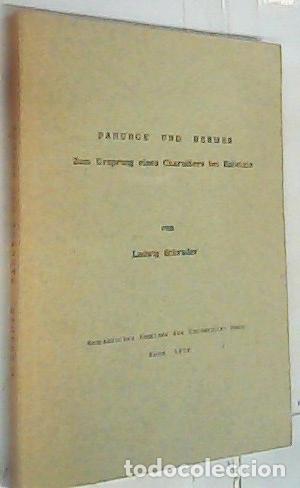 Libros: Panurge und Hermes. Zum Ursprung eine Charakters bei Rabelais - Schrader, Ludwig: