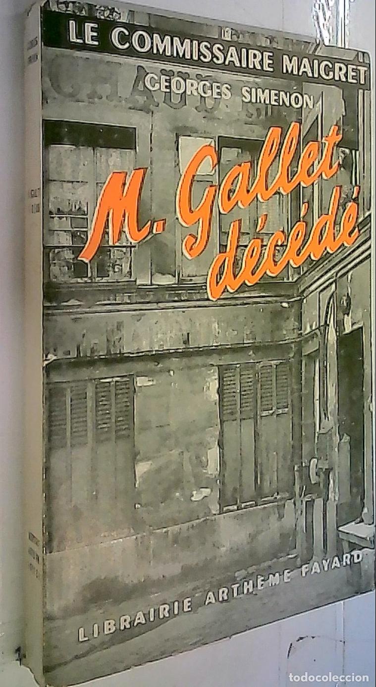 B&uuml;cher: M. Gallet d&eacute;c&eacute;d&eacute;. Le commisaire Maigret - Simenon, Georges: