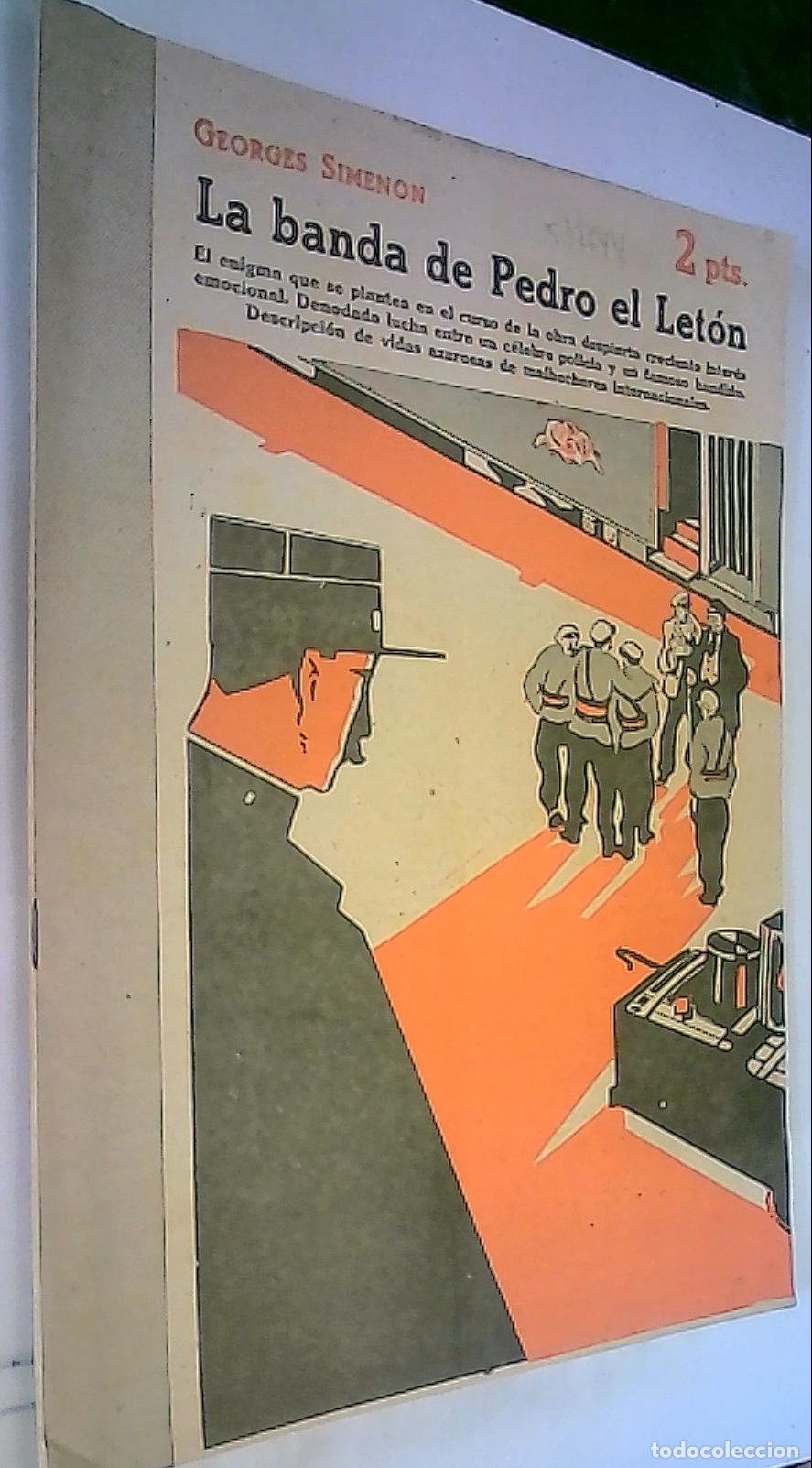 Libros: La banda de Pedro el Let&oacute;n - Simenon, Georges: - Foto 1