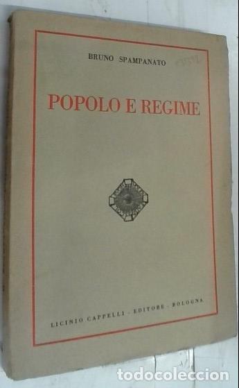 Livros em segunda m&atilde;o: Popolo e Regeme - Spampanto, Bruno: