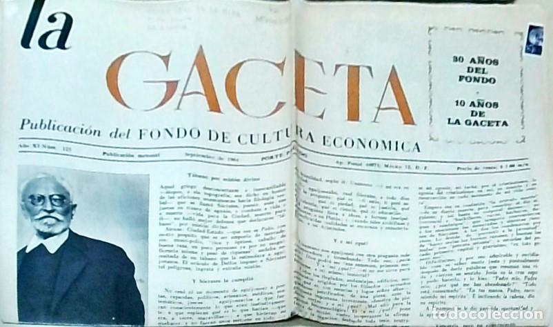 B&uuml;cher: La Gaceta. Publicaci&oacute;n del Fondo de Cultura Econ&oacute;mica. A&ntilde;o XI. N&ordm; 121. Septiembre 1964 - AA. VV.: