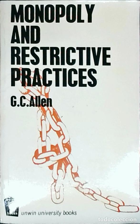 Livros em segunda m&atilde;o: Monopoly and restrictive practices - Allen, R. G. D.: