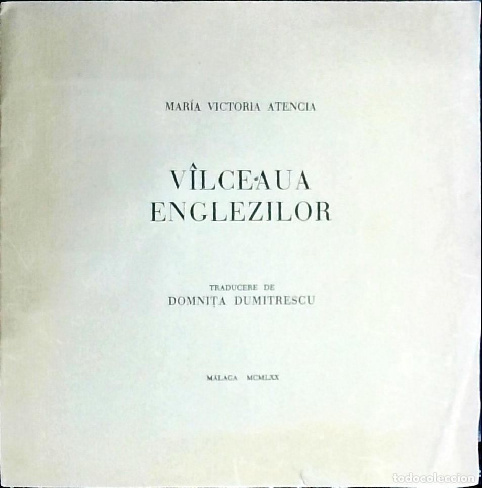 Libros: Vilceaua Englezilor - Atencia, Mar&iacute;a Victoria: - Foto 1