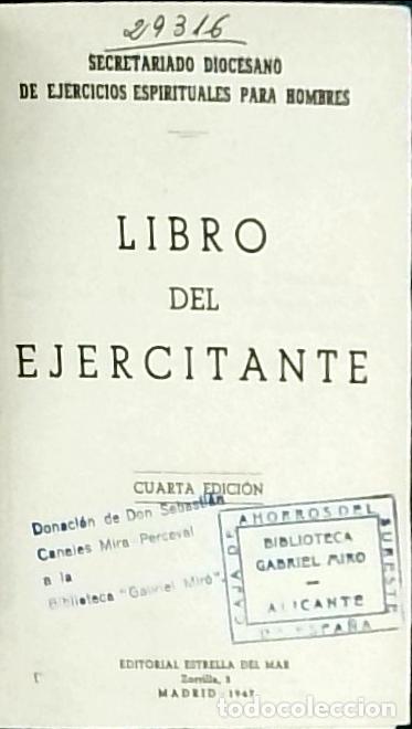 Livros em segunda m&atilde;o: Libro del ejercitante - Autores Varios: