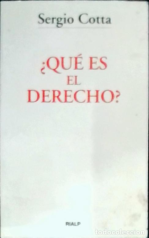 B&uuml;cher: Qu&eacute; es el Derecho? - Cotta, Sergio: