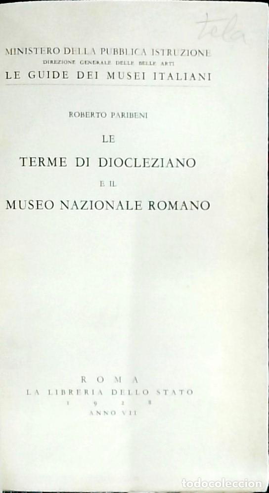 Libros: Le Terme di Diocleziano e il Museo Nazionale Romano: Le guide dei Musei Italiani - Paribeni, Roberto