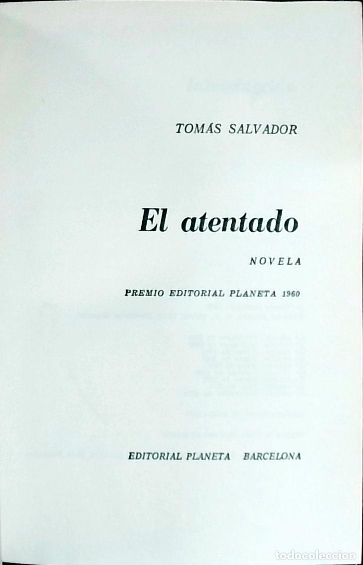Libros: El atentado - Salvador, Tom&aacute;s: - Foto 1