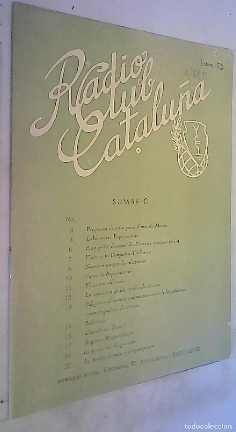 Livres: Radio Club Catalu&ntilde;a Marzo 1953 - REVISTA: