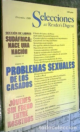 books: Selecciones del Reader 's Digest Diciembre de 1980 - REVISTA: