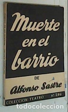 books: Muerte en el barrio - Sastre, Alfonso: