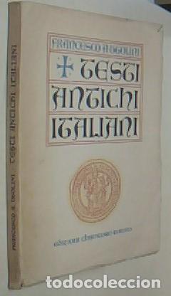Livres: Testi antichi italiani - UGOLINI, Francesco A. :