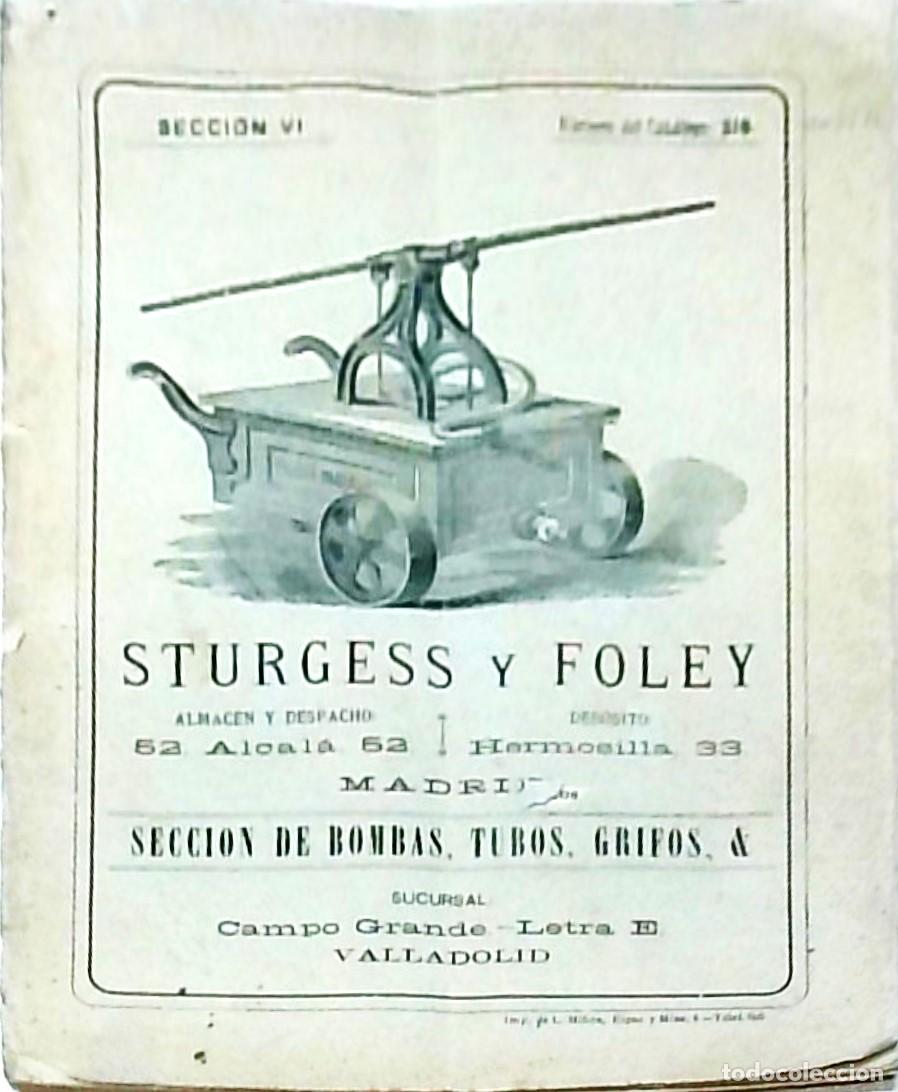 Livres: Sturgess y Foley. Secci&oacute;n de bombas, tubos, grifos. Secci&oacute;n VI. N&uacute;mero del Cat&aacute;logo 310 - :