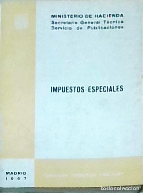Libros: Impuestos especiales - ANONIMO: - Foto 1