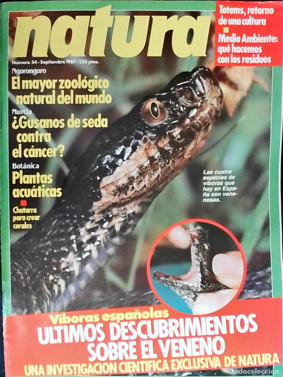 Libros: Revista Natura n&ordm; 54 - Autores Varios:
