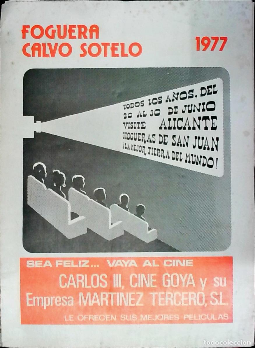 Libri di seconda mano: Foguera Calvo Sotelo 1977. Hogueras de San Juan - PROGRAMA: