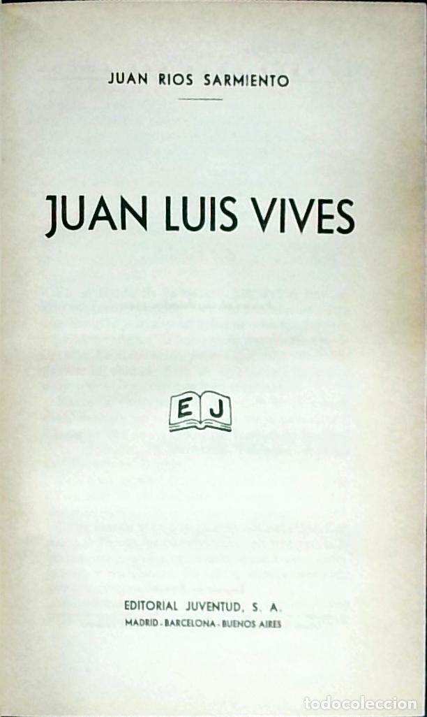 books: Juan Luis Vives - Rios Sarmiento, Juan: