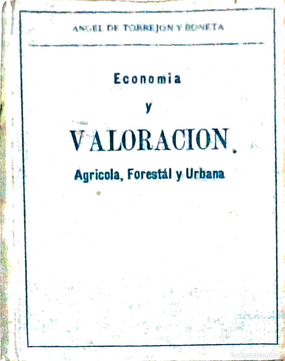 books: Econom&iacute;a y valoraci&oacute;n agr&iacute;cola, forestal y urbana - TORREJON Y BONETA, Agel de: