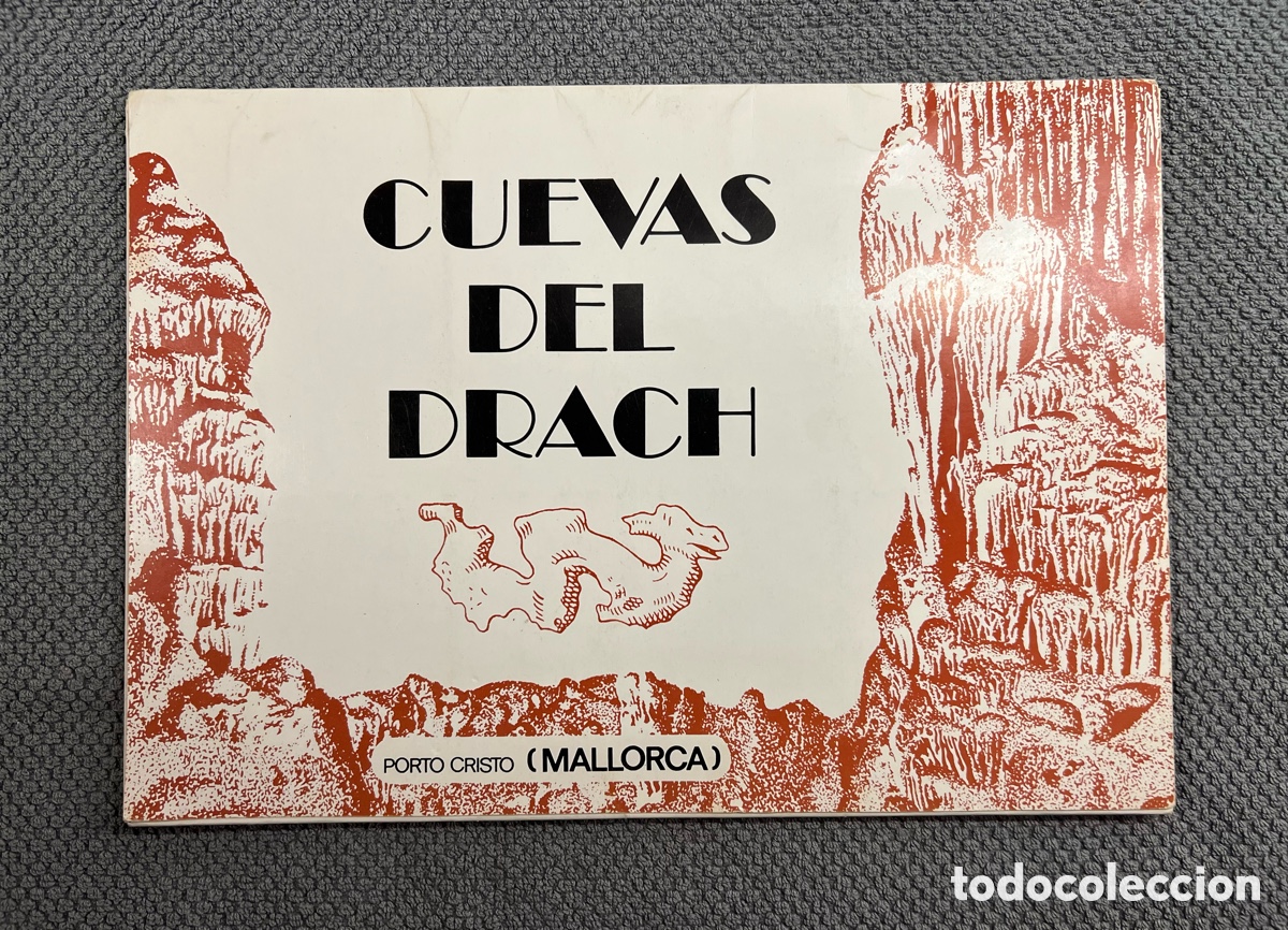 books: CUEVAS DEL DRACH. Porto Cristo, Mallorca.. libro Carpeta con 10 l&aacute;minas. Fichas descriptivas