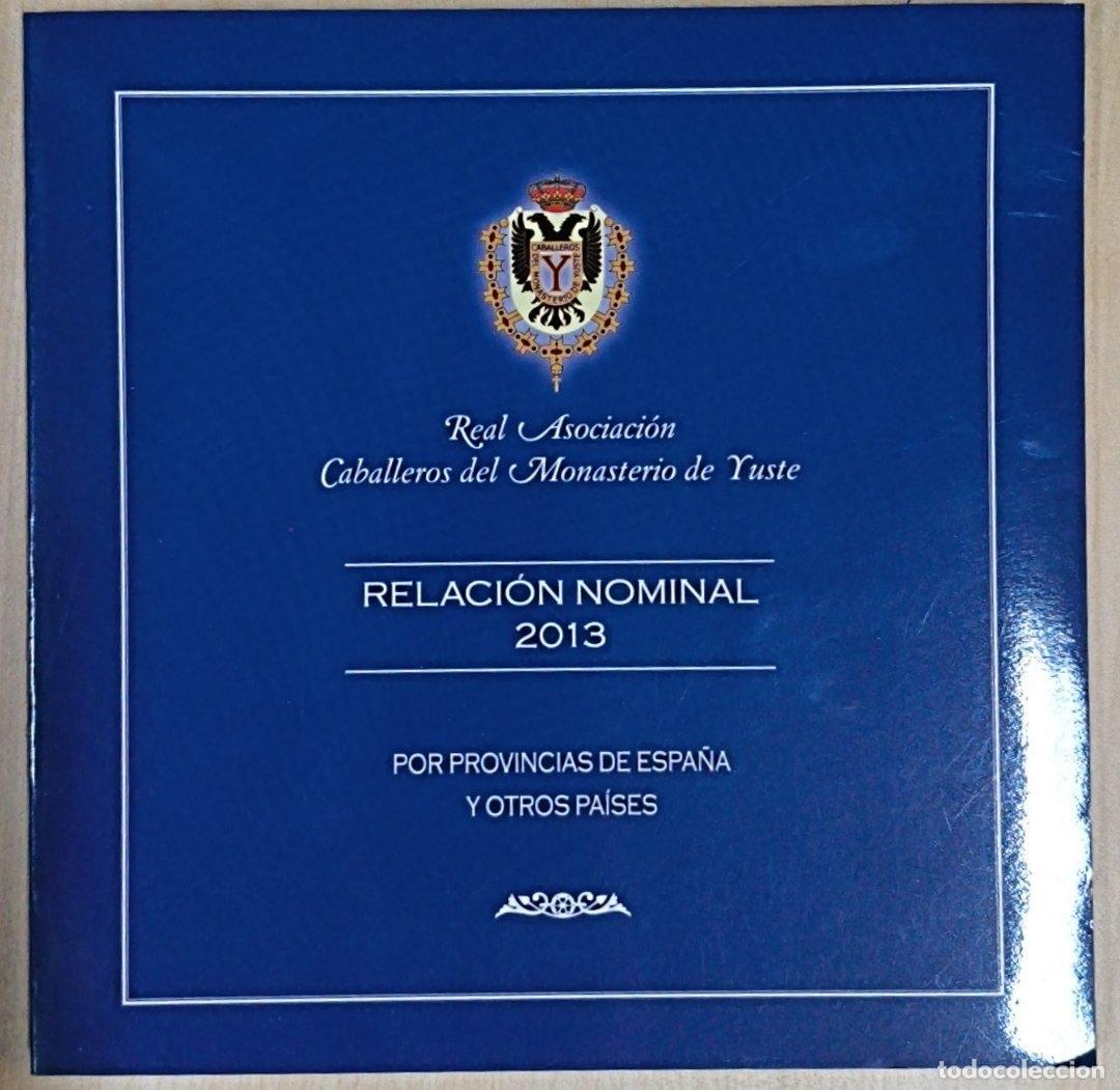 Libros: RELACION NOMINAL 2013 POR PROVINCIAS DE ESPA&Ntilde;A Y OTROS PAISES