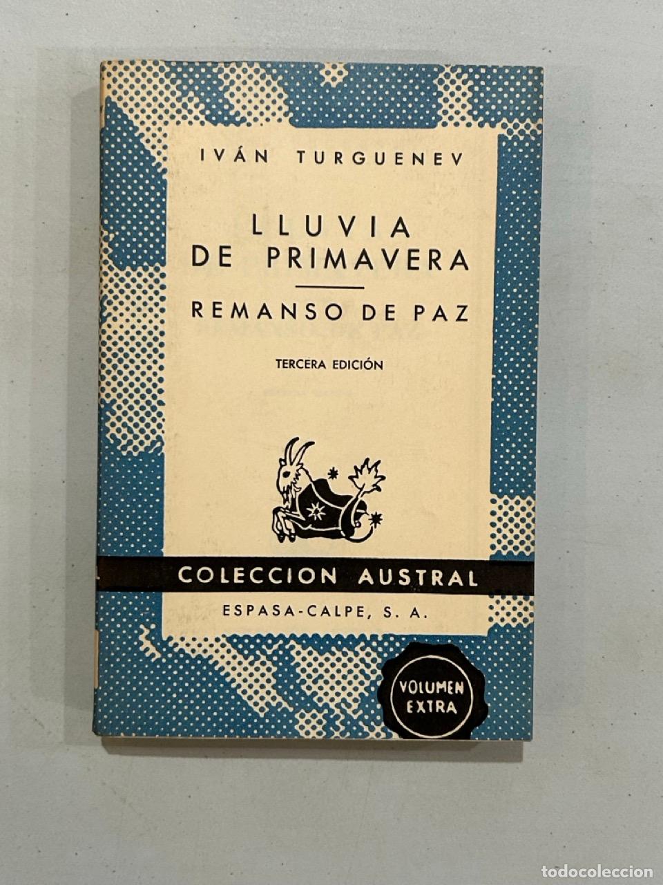 Libros: Iv&aacute;n Turguenev - Lluvia de primavera / Remanso de Paz