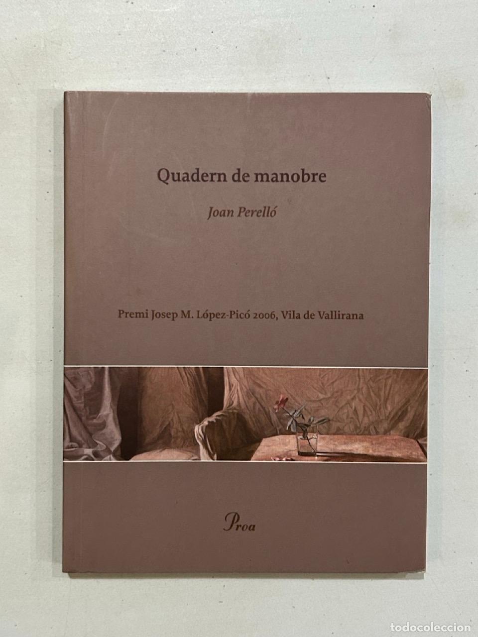Libros: Joan Perell&oacute; - Quadern de manobre