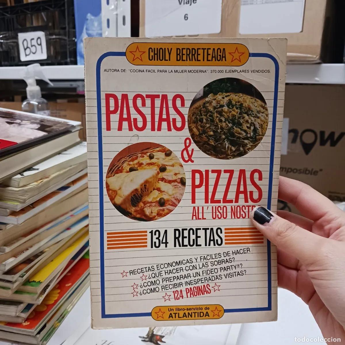 Libros: Pastas & pizzas (det.) - Choly Berreteaga