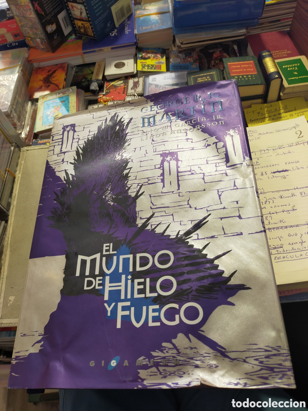 Libros: EL MUNDO DE HIELO Y FUEGO GEORGE R. MARTIN ELIO M. GARCIA TAPA DURA GIGAMESH
