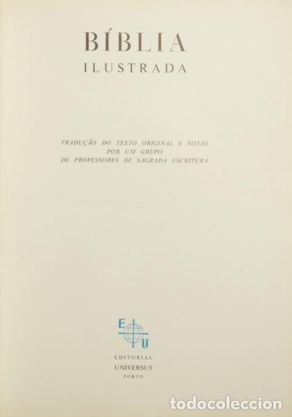 Libros: GALAMBA DE OLIVEIRA. (Jos&eacute;) - B&Iacute;BLIA ILUSTRADA. [7 VOLS., COM CAIXA]