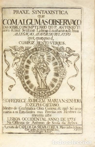 Libros: CAETANO. (Jozeph) - PRAXE SYNTAXISTICA. - Foto 1