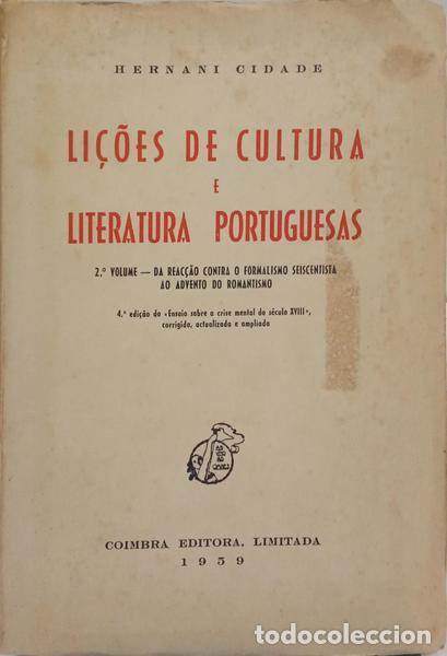 Libros: CIDADE. (Hern&acirc;ni) - LI&Ccedil;&Otilde;ES DE CULTURA E LITERATURA PORTUGUESAS. [VOL. II]