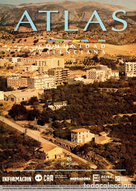 Libros: ATLAS TEMATICO. COMUNIDAD VALENCIANA 26 (EL REGAD&Iacute;O) - ROMERO GONZALEZ, JUAN Y TORTOSA PASTOR, FRAN
