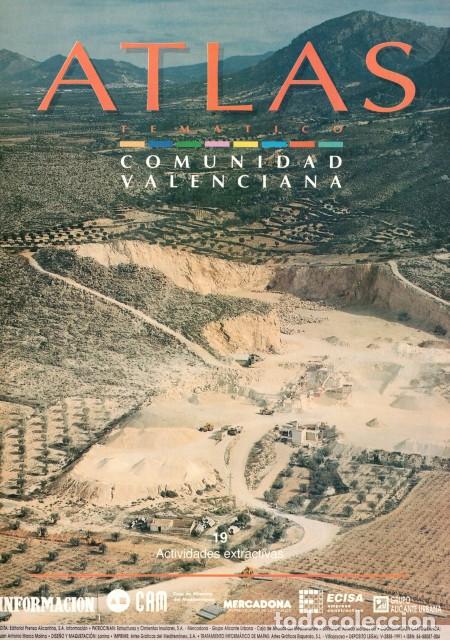 B&uuml;cher: ATLAS TEMATICO. COMUNIDAD VALENCIANA 19 (ACTIVIDADES EXTRACTIVAS) - MATARREDONA COLL, ENRIQUE