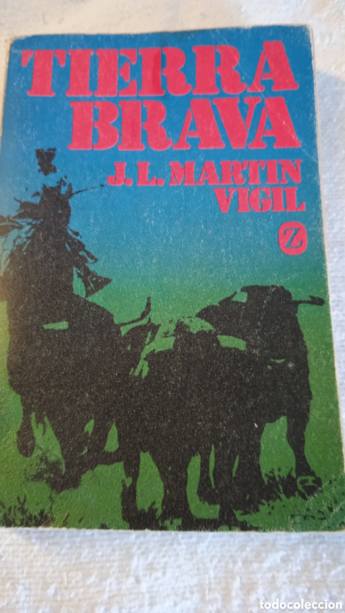 Libros: Tierra Brava &ndash; Jos&eacute; Luis Mart&iacute;n Vigil | Colecci&oacute;n Z Editorial Juventud | Libro de bolsillo vintage D
