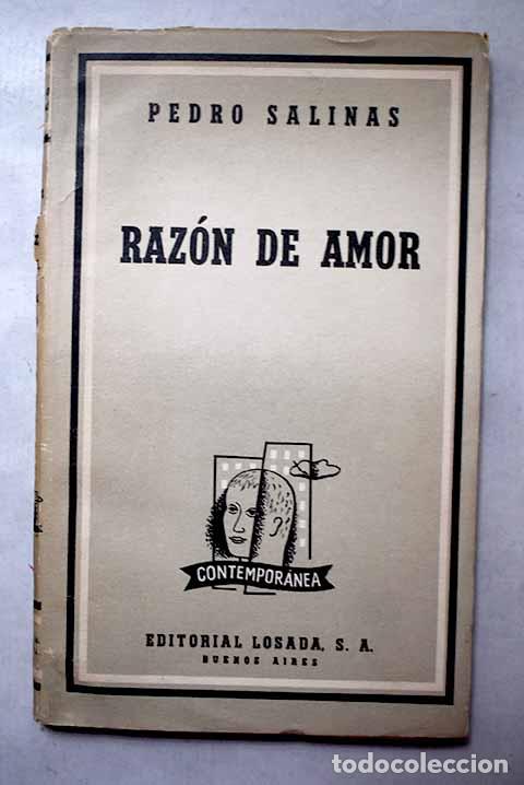 Libros: Raz&oacute;n de amor: poes&iacute;a (1936).- Salinas, Pedro