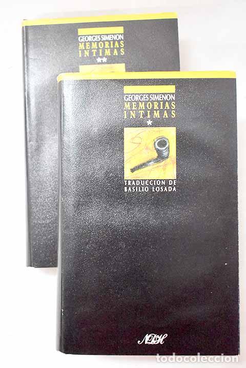 Libros: Memorias &iacute;ntimas: Simenon, Georges.- Simenon, Georges