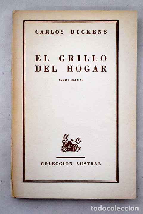 Libros: El grillo del hogar: Dickens, Charles.- Dickens, Charles