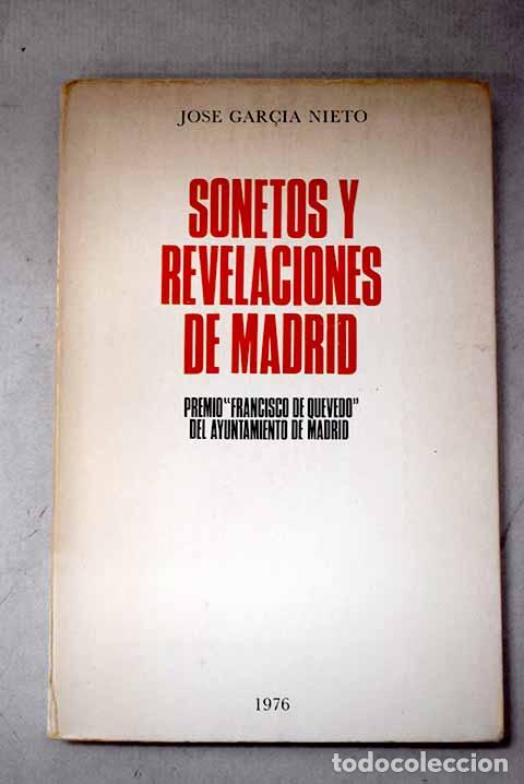 books: Sonetos y revelaciones de Madrid.- Garc&iacute;a Nieto, Jos&eacute;