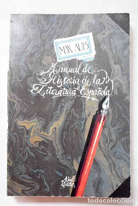Livros em segunda m&atilde;o: Manual de historia de la literatura espa&ntilde;ola.- Aub, Max