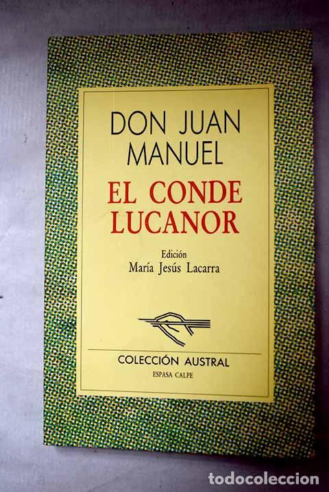 Libros: El conde Lucanor: Don Juan Manuel.- Don Juan Manuel