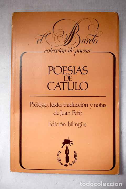 Libros: Poes&iacute;as: Catulo, Cayo Valerio.- Catulo, Cayo Valerio