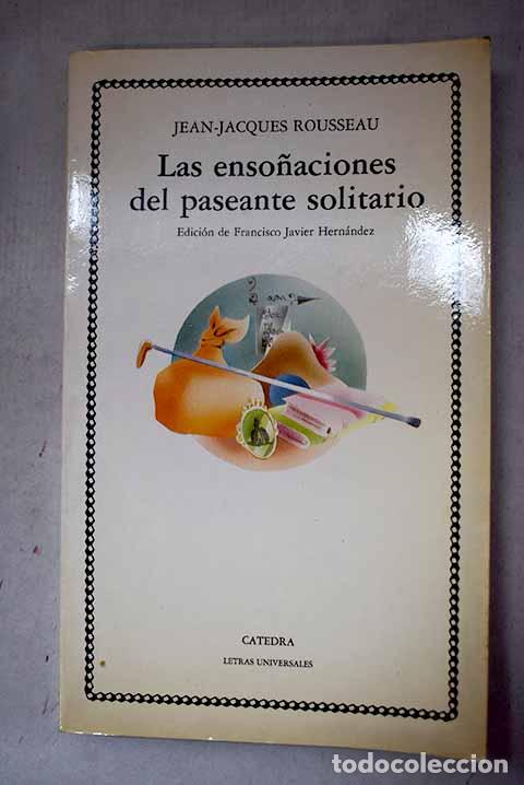 books: Las enso&ntilde;aciones del paseante solitario.- Rousseau, Jean-Jacques