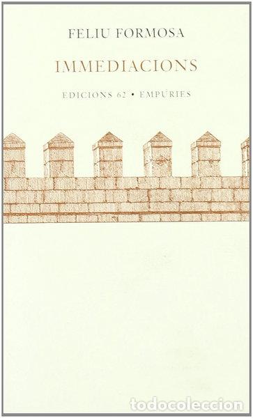 Libros: Immediacions- 9788429746440