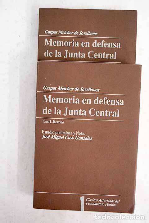 Libri di seconda mano: Memoria en defensa de la Junta Central.- Jovellanos, Gaspar Melchor de