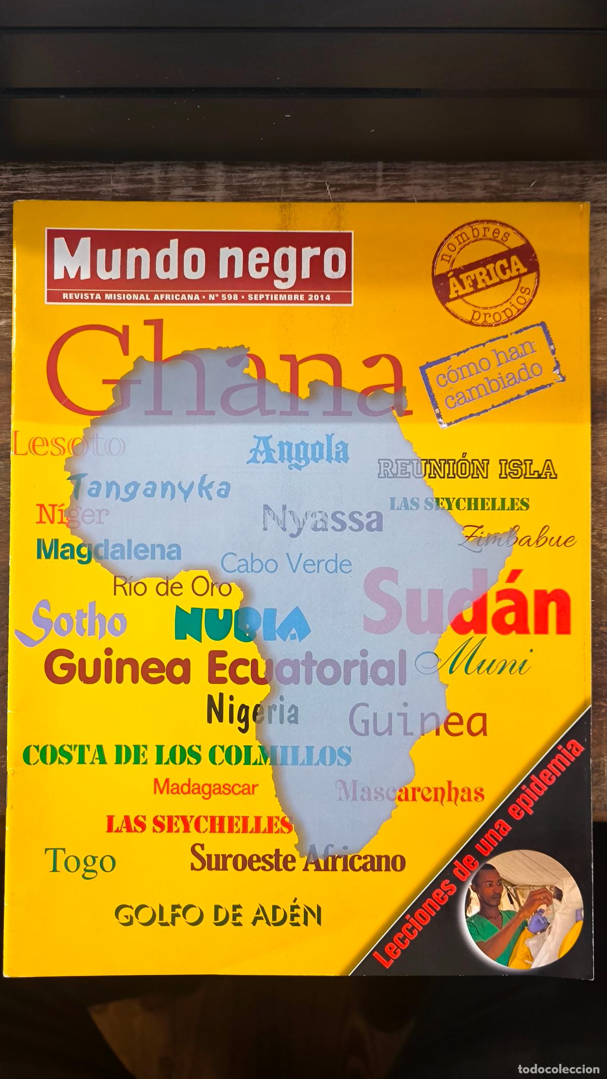 books: MUNDO NEGRO. REVISTA MISIONAL AFRICANA. N&ordm; 598 - SEPTIEMBRE 2014. NOMBRES PROPIOS &Aacute;FRICA. C&Oacute;MO HAN C
