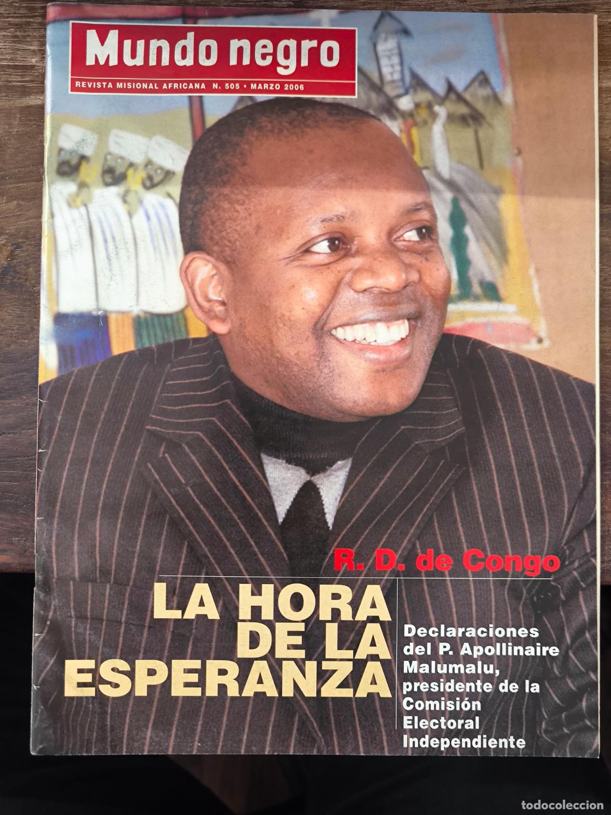 books: MUNDO NEGRO. REVISTA MISIONAL AFRICANA. N&ordm; 505 - MARZO 2006. R.D. CONGO. LA HORA DE LA ESPERANZA - V