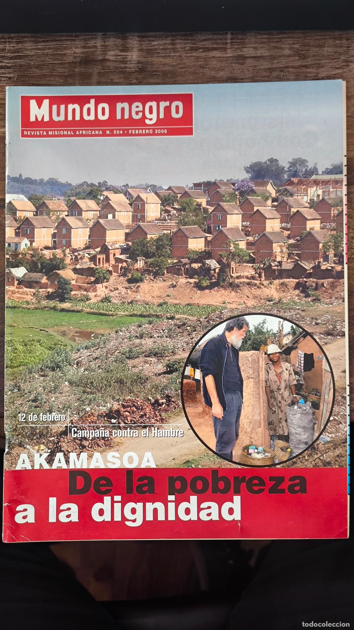 books: MUNDO NEGRO. REVISTA MISIONAL AFRICANA. N&ordm; 504 - FEBRERO 2006. AKAMASOA. DE LA POBREZA A LA DIGNIDAD