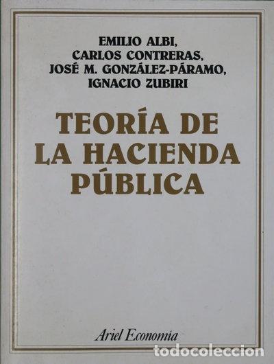 Libros: Teor&iacute;a de la hacienda p&uacute;blica- 9788434420731