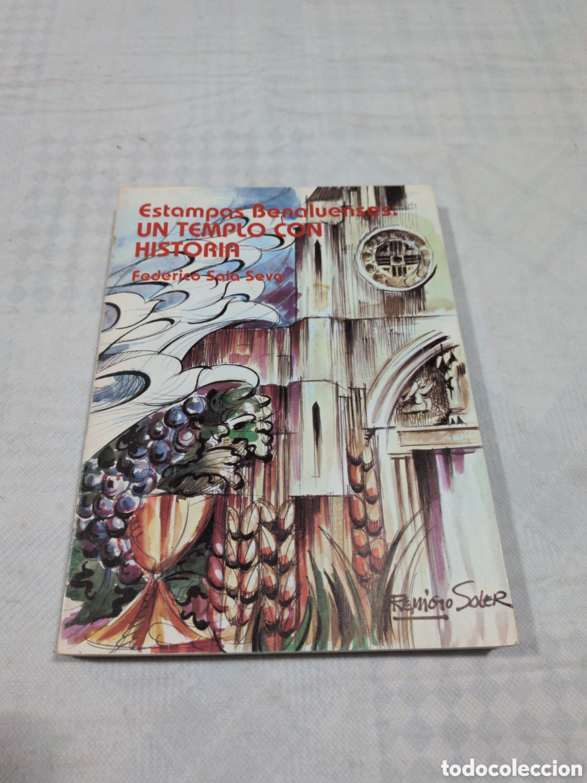 Livros em segunda m&atilde;o: Estampas benaluenses: Un templo con historia - Federico Sala Seva. Alicante 1983