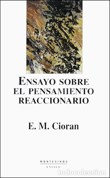 Libros: Ensayo sobre el pensamiento reaccionario- 9788489354968