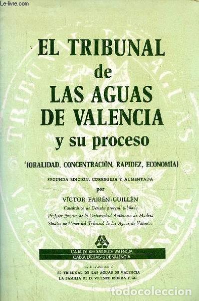 Libros: El Tribunal de las Aguas de Valencia y su proceso- 9788450575347